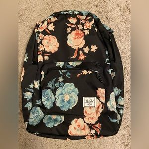 Herschel Floral Backpack, never used.